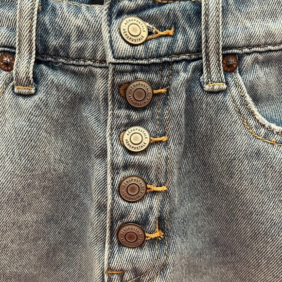 Aero Mom Shorts | Button Fly Shorts | 100% Cotton | Size 00 - Picture 3 of 7